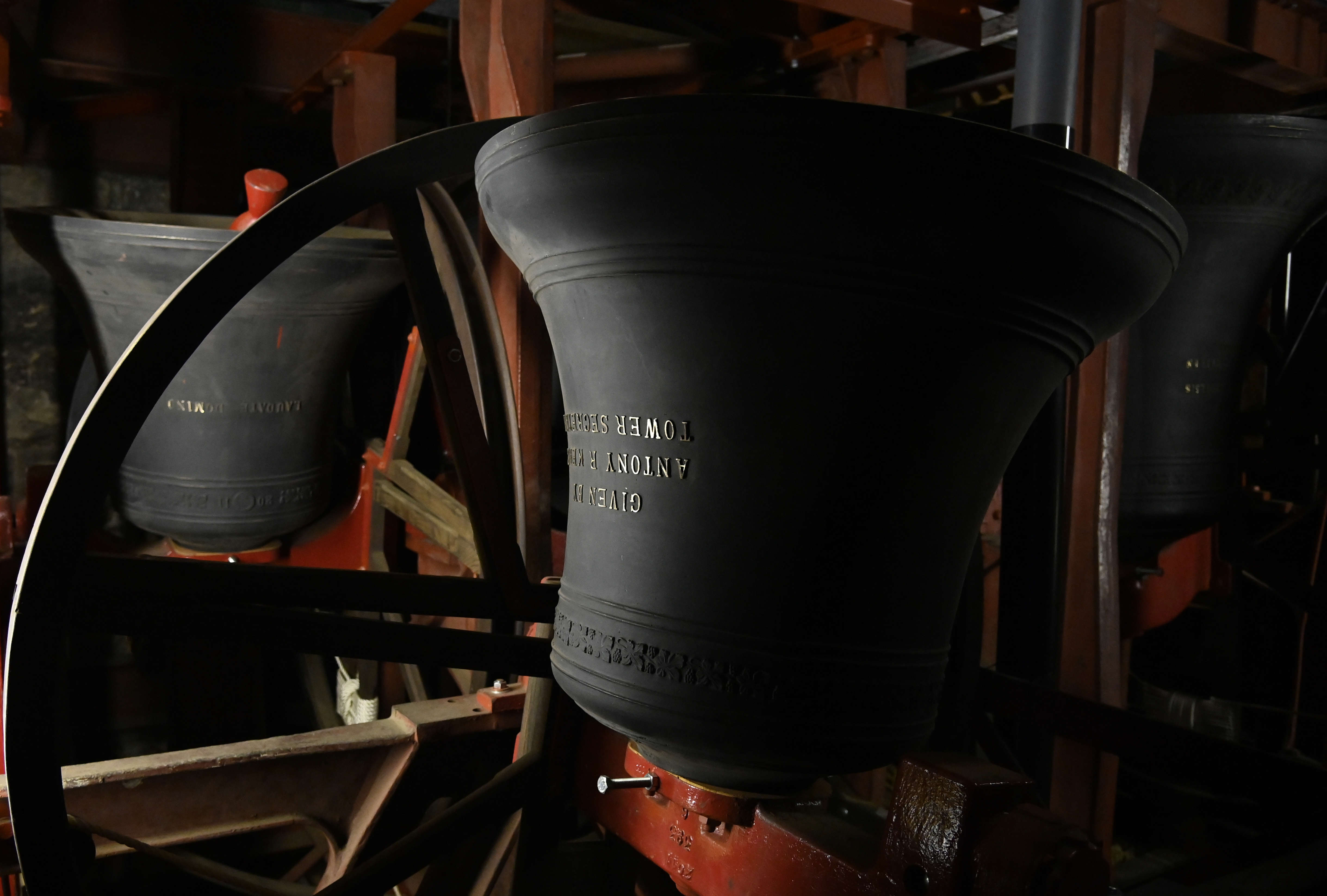 Bells inside a tower
