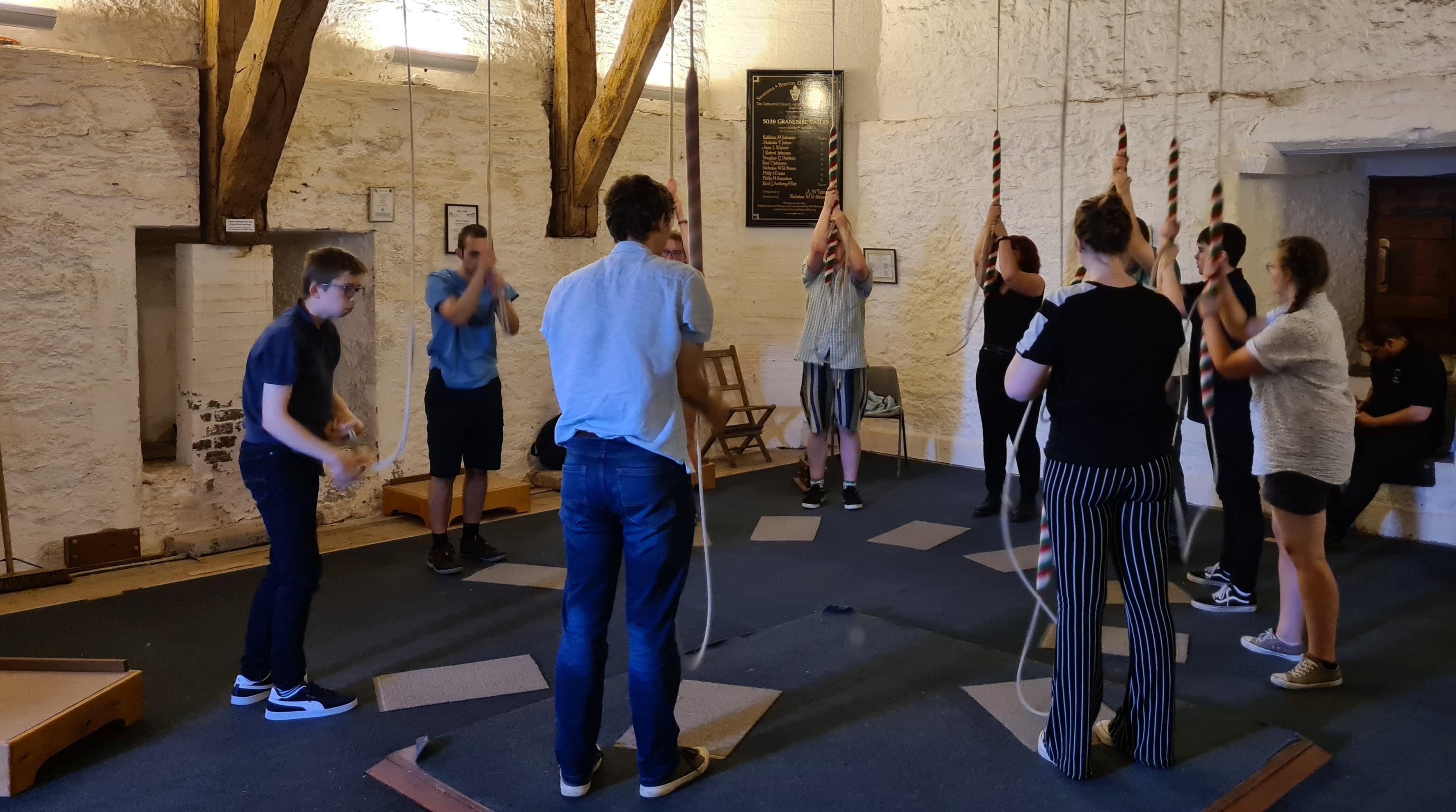 Photo inside the ringing chamber